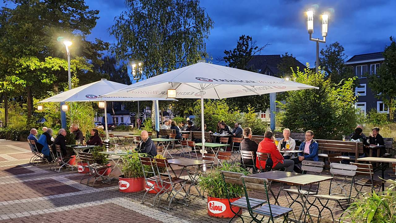 Foto vom Biergarten